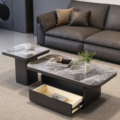 Coffee table COLOR1 COLOR2 White Black Brown COLOR3 Sintered Stone Multi-layer board htyjj-6568