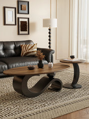 Coffee table Brown Multi-layer board htyjj-6579