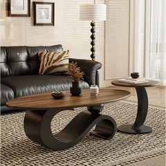 Coffee table Brown Multi-layer board htyjj-6580