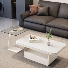 Coffee table Gray Brown Tempered glass htyjj-6583