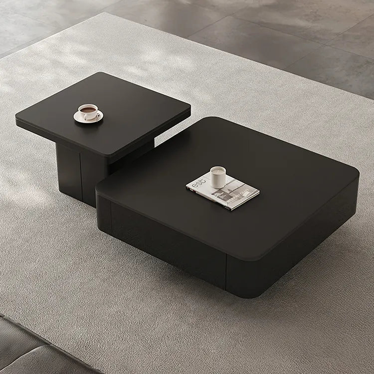Coffee table Black COLOR1 COLOR2 COLOR3 Sintered Stone Solid wood htyjj-6593