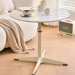 Coffee table COLOR1 White Sintered Stone Aluminum alloy htyjj-6597