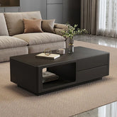 Coffee table Black White COLOR1 COLOR2 Solid wood Sintered Stone htyjj-6604