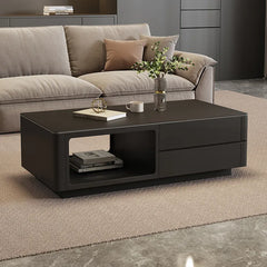 Coffee table Black White COLOR1 COLOR2 Solid wood Sintered Stone htyjj-6604
