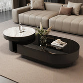 Coffee table SET1 SET2 Tempered glass Sintered Stone Solid wood Eco-friendly Board htyjj-6611