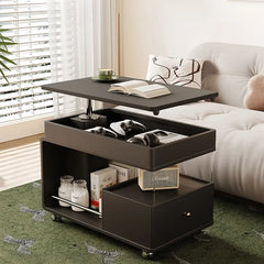 Coffee table Black Solid wood Multi-layer board htyjj-6629