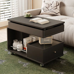 Coffee table Black Solid wood Multi-layer board htyjj-6629