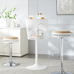 Sleek Modern Black and White Accent Chair - Perfect for Any Room Decor hwn-1611