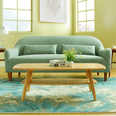 Solid Wood Tea Table - Elegant Brown Natural Finish hxcyj-1341