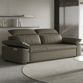 Stylish Solid Wood Sofa with Comfortable Cotton and Faux Leather Upholstery in Assorted Colors hyt-1432