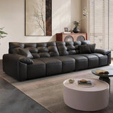 Sofa Black Dark brown Brown Dark gray Light gray White Beige Synthetic leather Pine Stuffing cotton hzmkj-5949