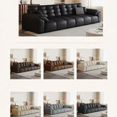 Sofa Black Dark brown Brown Dark gray Light gray White Beige Synthetic leather Pine Stuffing cotton hzmkj-5949