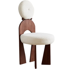 Modern Ash Wood Chair with Cashmere Upholstery - Chic and Stylish Accent Seating for Any Room hzmzw-3152