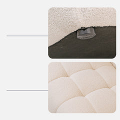 Luxurious Multi-Color Sofas - Off White, Gray, Light Green, Blue & Black | Premium Faux Lambswool & Cotton Techno Fabric jy-112