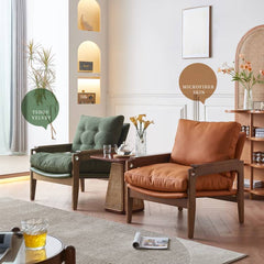 Stylish Brown Rattan & Ash Wood Tea Table for Modern Living Spaces tzm-518