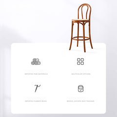 Elegant Light Brown Rattan Wooden Chair - Natural Wood Accent Seating
tzm-555