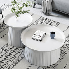 Chic Multi-Color Tea Table – White, Off-Yellow, Pink, Gray, and Green Options ym-627