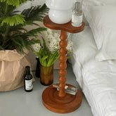 Affordable Modern Tea Table – Elegant Brown and Black Beech Wood Design yw-213