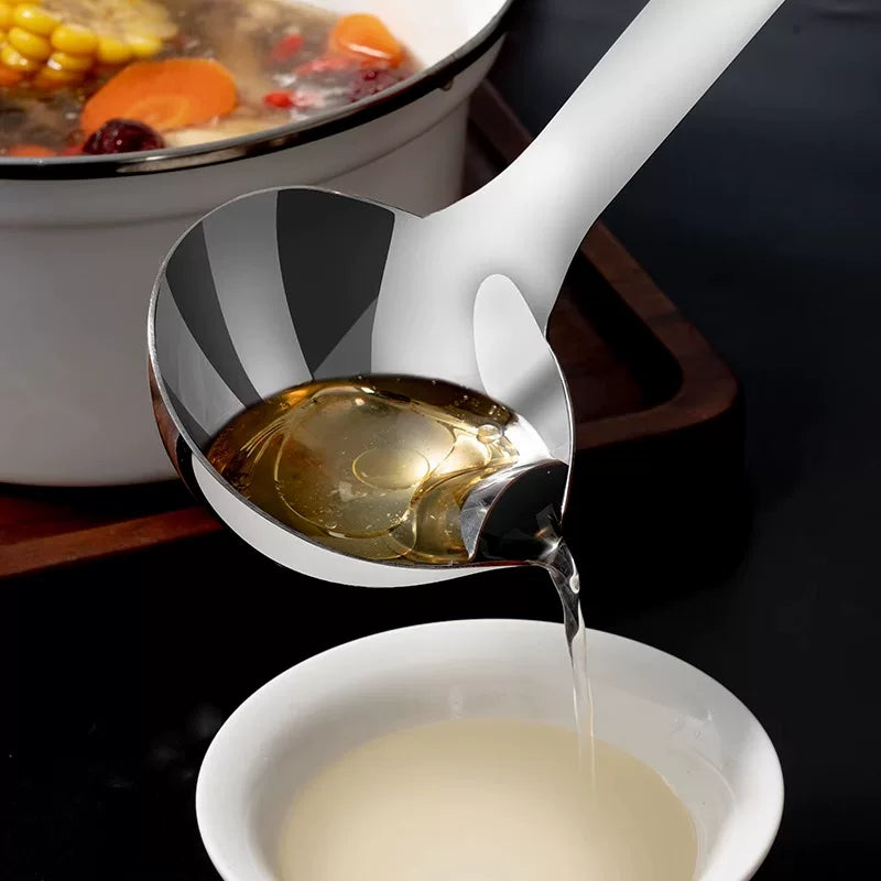 Roomert Stainless Steel Fat Separator Ladle with Matte Finish