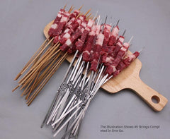 Roomert 49-Hole Master Skewer Maker Cube for BBQ & Grilling