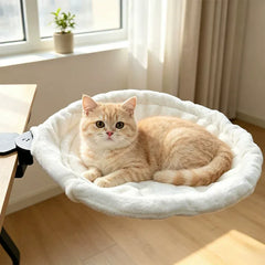 Desk Companion 360° Swivel Cat Hammock – Clamp-On Desk Perch & Multi-Tier Bed