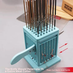 Roomert 49-Hole Master Skewer Maker Cube for BBQ & Grilling