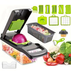 Roomert Multi-Blade Precision Vegetable Chopper & Mandoline Slicer
