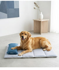 Glacier Blue Breathable Self-Cooling Pet Mat – Washable Summer Sleep Pad