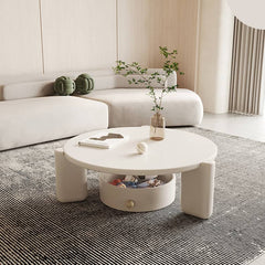 Stylish Beige Laminated Wood Tea Table - Modern Living Room Furniture fbby-1385