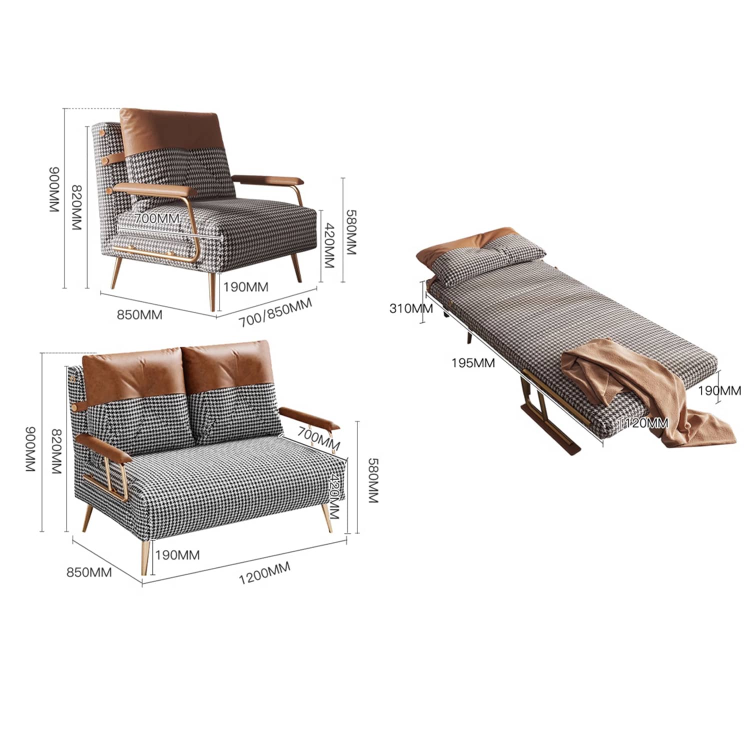 Ultimate Comfort Sofa: Luxurious Cotton, Cotton-Linen, and Leathaire Options for Every Home fbby-1388
