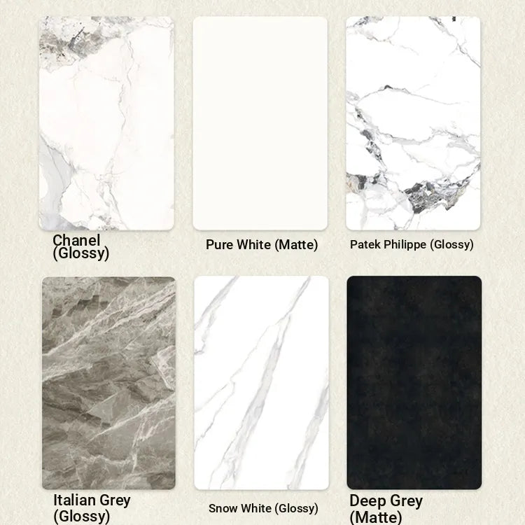 Table White Black COLOR1 COLOR2 COLOR3 COLOR4 COLOR5 COLOR6 COLOR7 Sintered Stone Multi-layer board Ash wood fby-6511