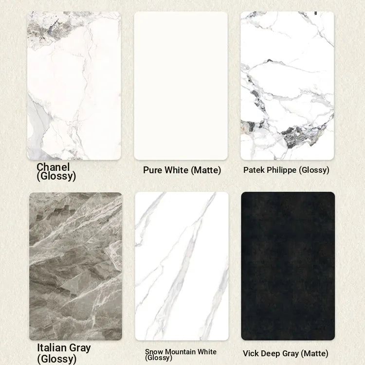 Table White Black COLOR1 COLOR2 COLOR3 COLOR4 COLOR5 COLOR6 COLOR7 Sintered Stone Multi-layer board Ash wood fby-6511