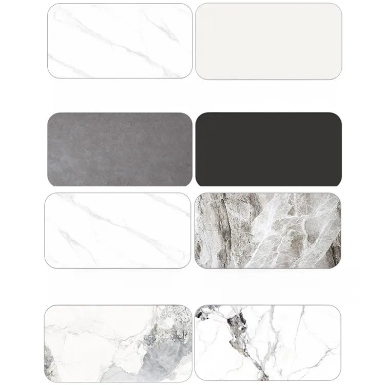 Table White Black COLOR1 COLOR2 COLOR3 COLOR4 COLOR5 COLOR6 Sintered Stone Multi-layer board Acrylic fby-6513