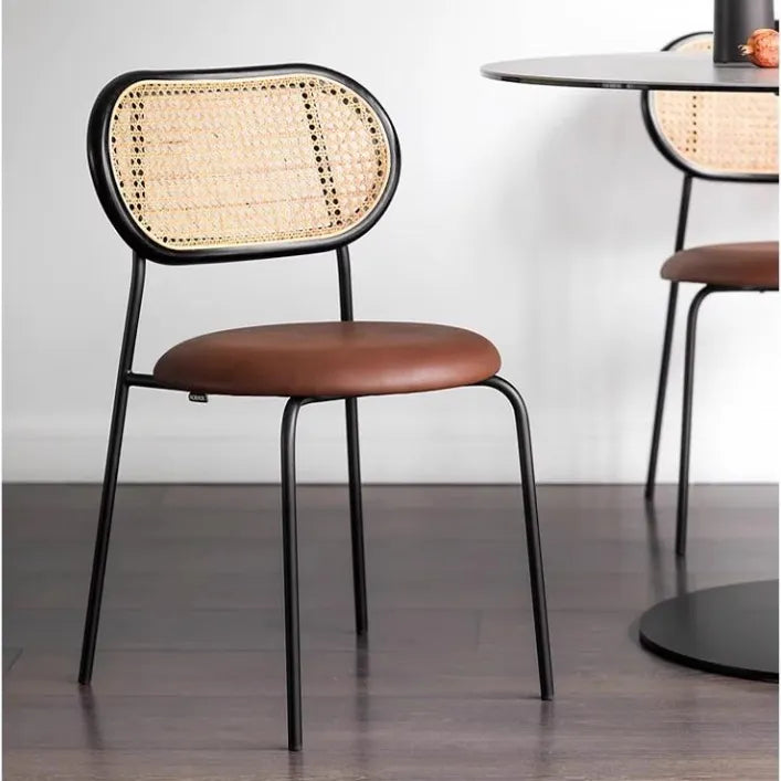 Chair Gray Beige Blue Orange White Black Synthetic leather Solid wood fby-6515