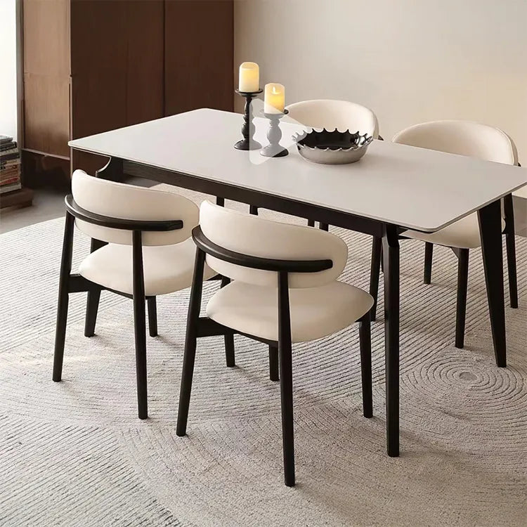 Chair Gray Beige Blue Orange White Black Synthetic leather Solid wood fby-6515