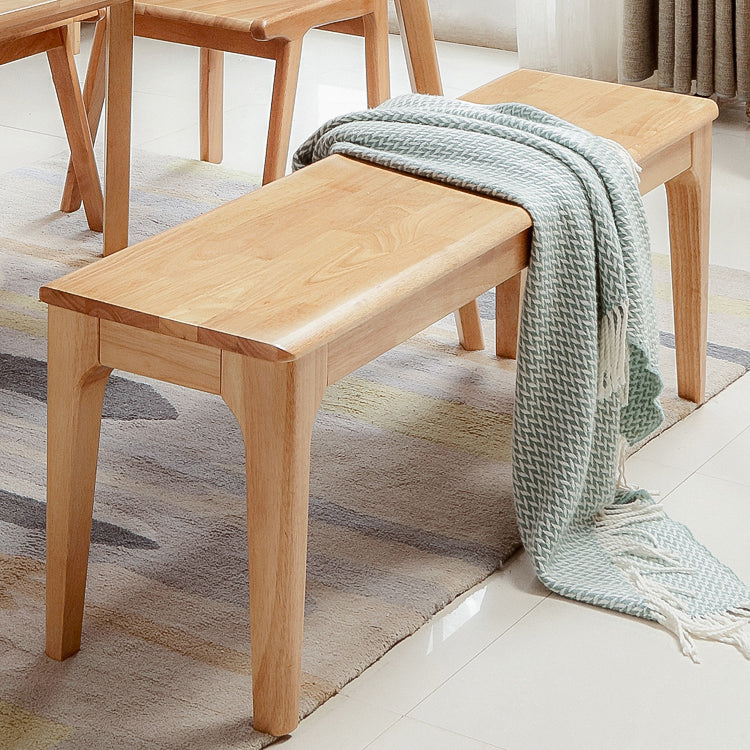 Rustic Natural Wood Stool - Stylish Brown and White Finish fcf-1468