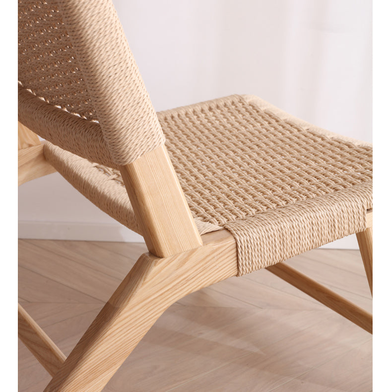 Elegant Ash Wood Chair for Modern Decor | Natural Wood Finish fcf-1480