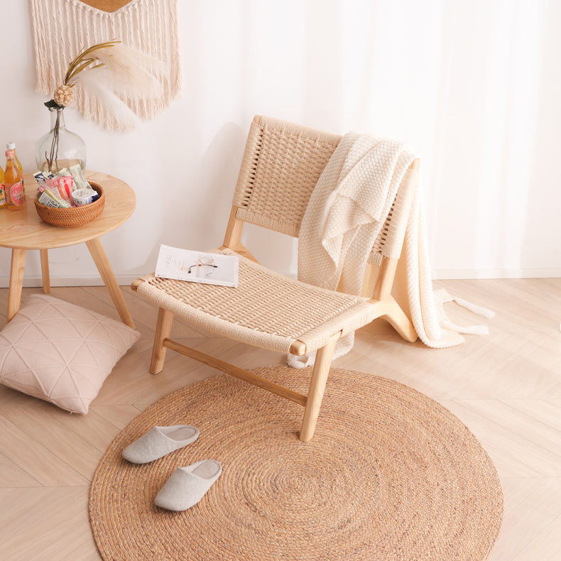 Elegant Ash Wood Chair for Modern Decor | Natural Wood Finish fcf-1480