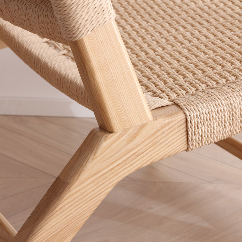 Elegant Ash Wood Chair for Modern Decor | Natural Wood Finish fcf-1480