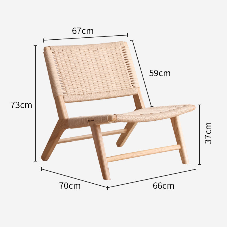 Elegant Ash Wood Chair for Modern Decor | Natural Wood Finish fcf-1480