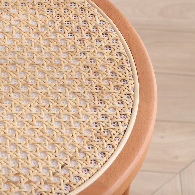 Stunning Beech & Rattan Natural Wood Chair for Elegant Interiors fcf-1481