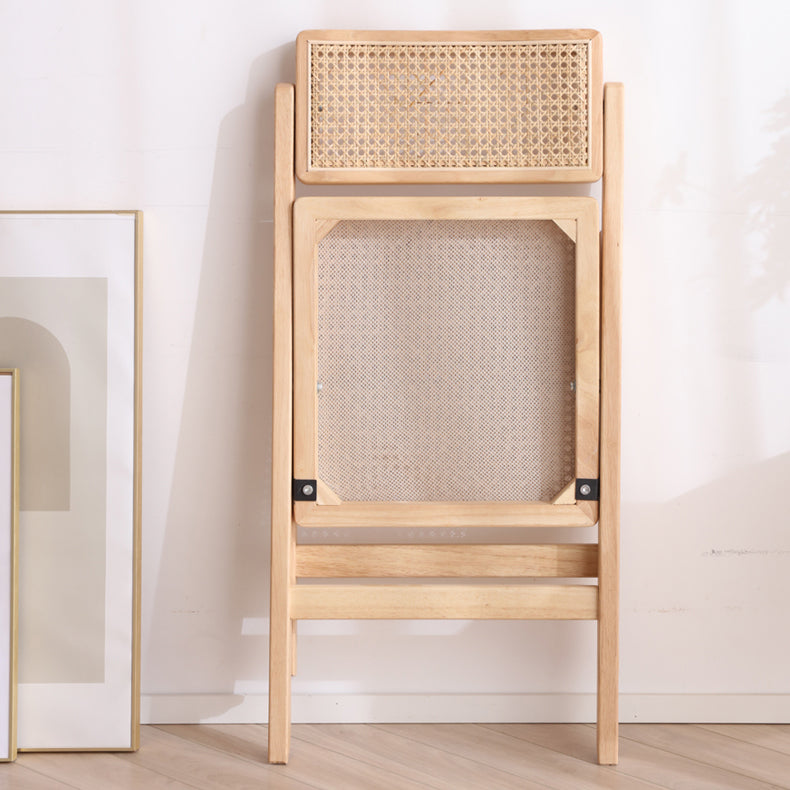 Elegant Natural Ash Wood and Rattan Chair for Modern Living Spaces fcf-1482