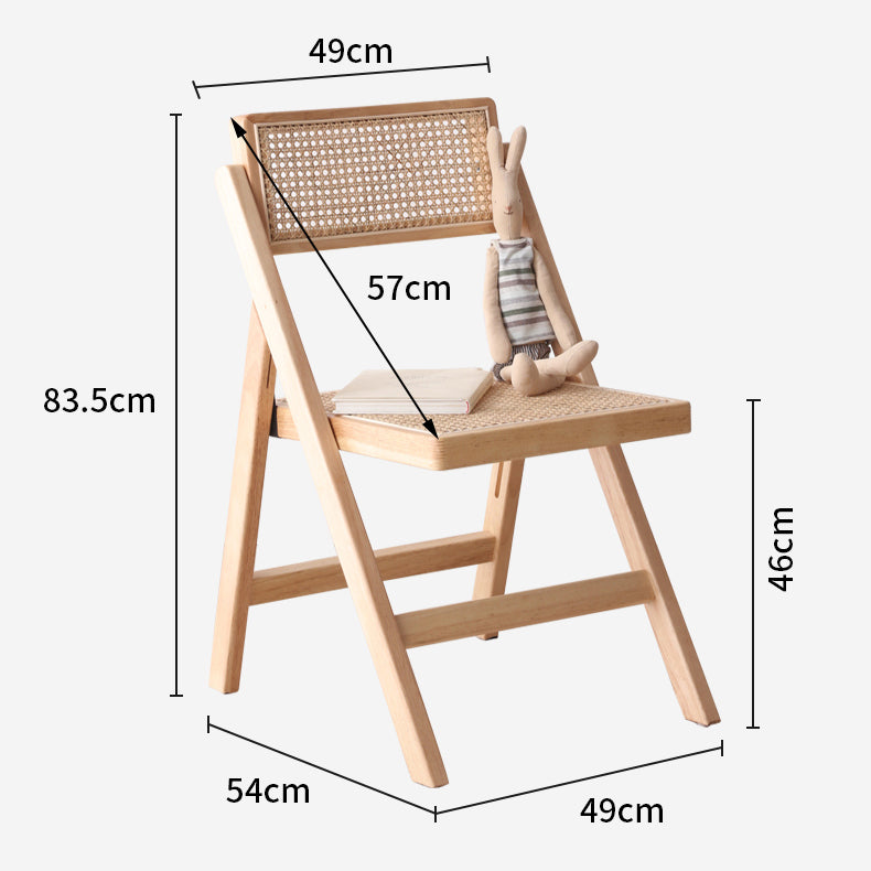 Elegant Natural Ash Wood and Rattan Chair for Modern Living Spaces fcf-1482