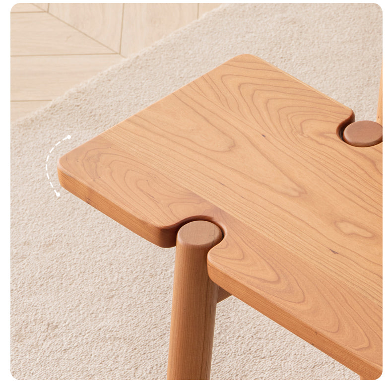 Elegant Cherry Wood Stool for Modern and Classic Interiors fcf-1485