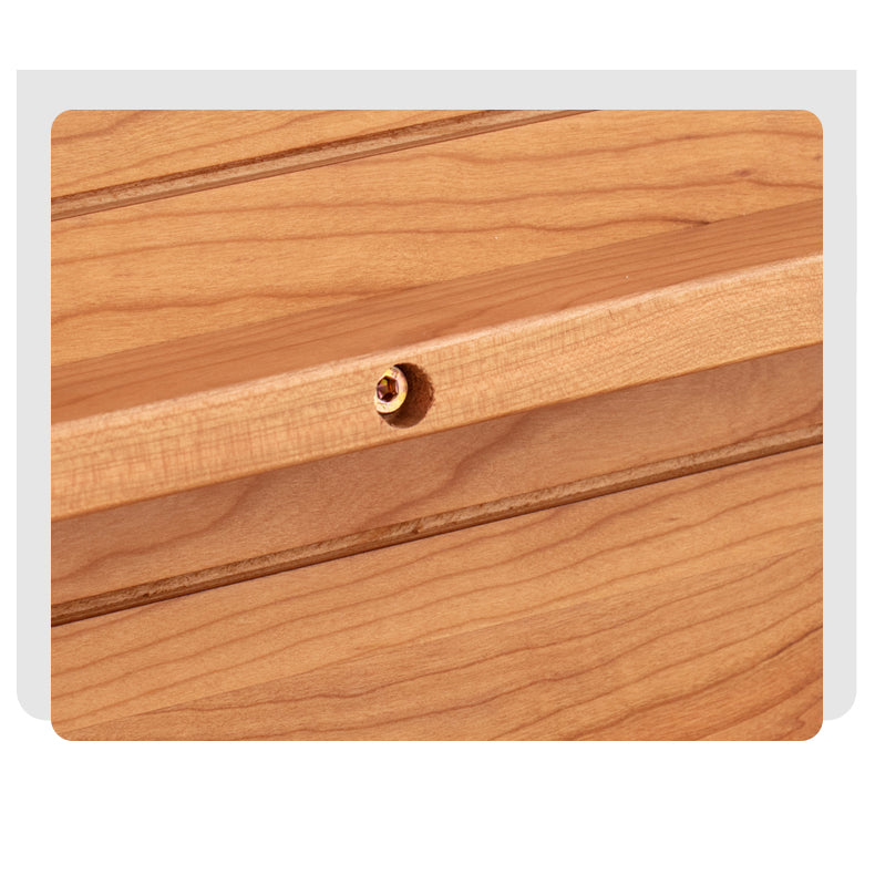 Elegant Cherry Wood Stool for Modern and Classic Interiors fcf-1485