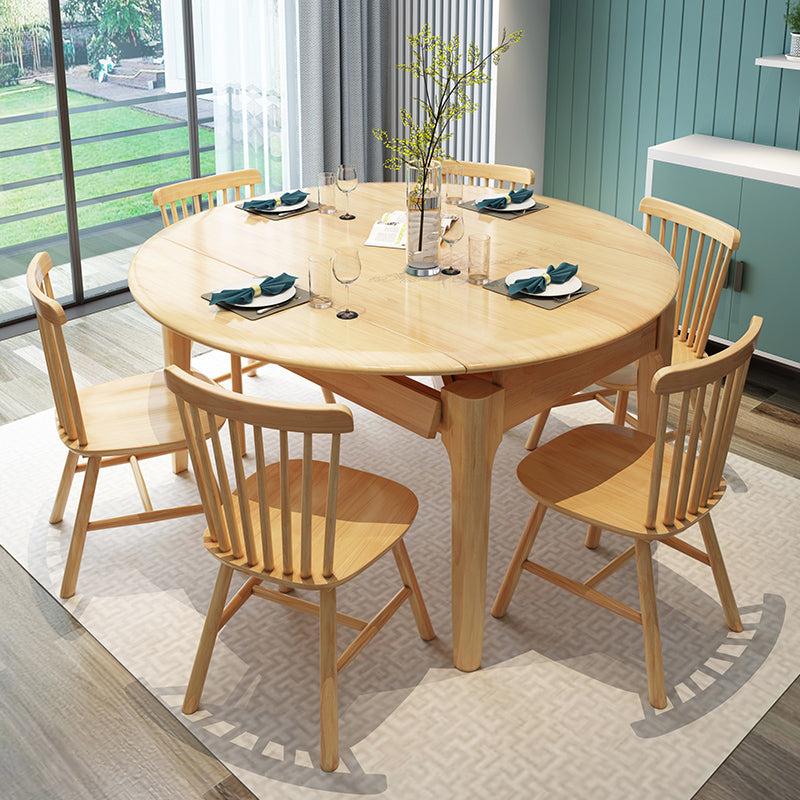 Stunning Brown Solid Wood Dining Table – Perfect for Modern Homes fcf-1491