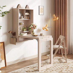 Elegant Solid Wood Light Brown Table – Perfect for Dining & Living Spaces fjnl-1584