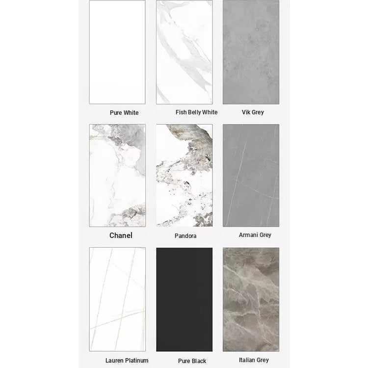 Table White Black COLOR1 COLOR2 COLOR3 COLOR4 COLOR5 COLOR6 COLOR7 COLOR8 Sintered Stone Multi-layer board Ash wood fkan-6560