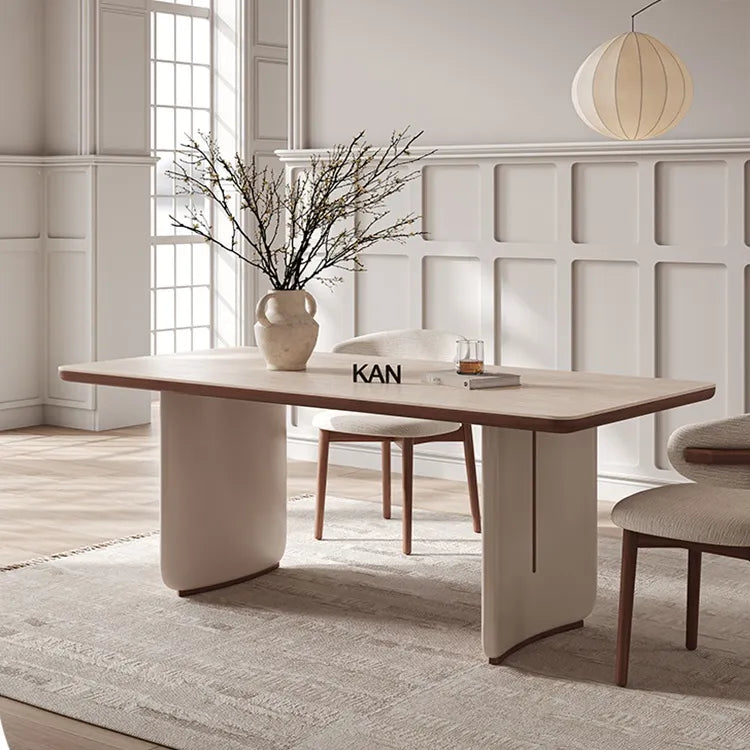 Table White COLOR1 Sintered Stone Multi-layer board Oak fkan-6563