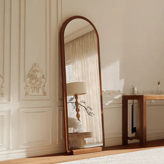 Mirror Black Brown Solid wood Glass Eco-friendly Board flld-6566